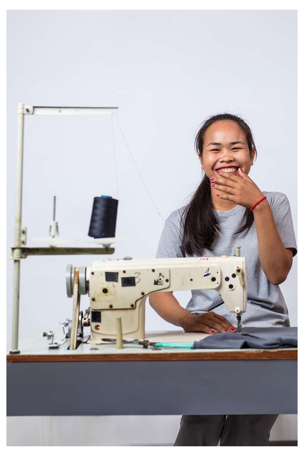 Sokha Cotton Camisole – Organic Cotton & Tencel™ Trim in Blush Pink