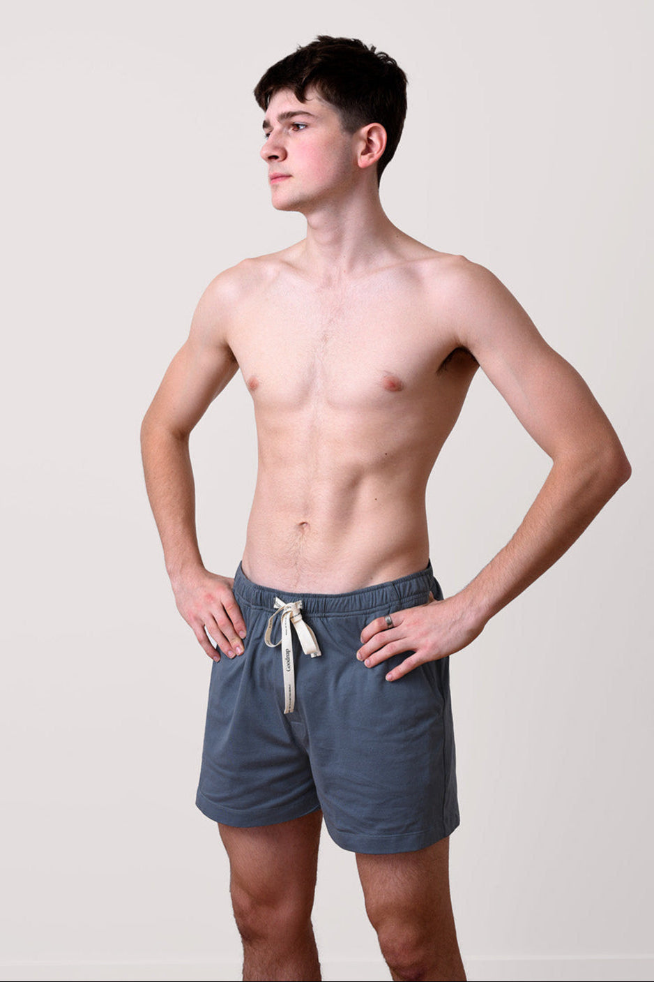 Men's Organic Cotton Jersey Shorts Ocean