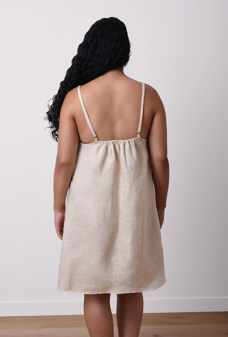 Sunkissed Linen Dress - Organic Linen - Sand