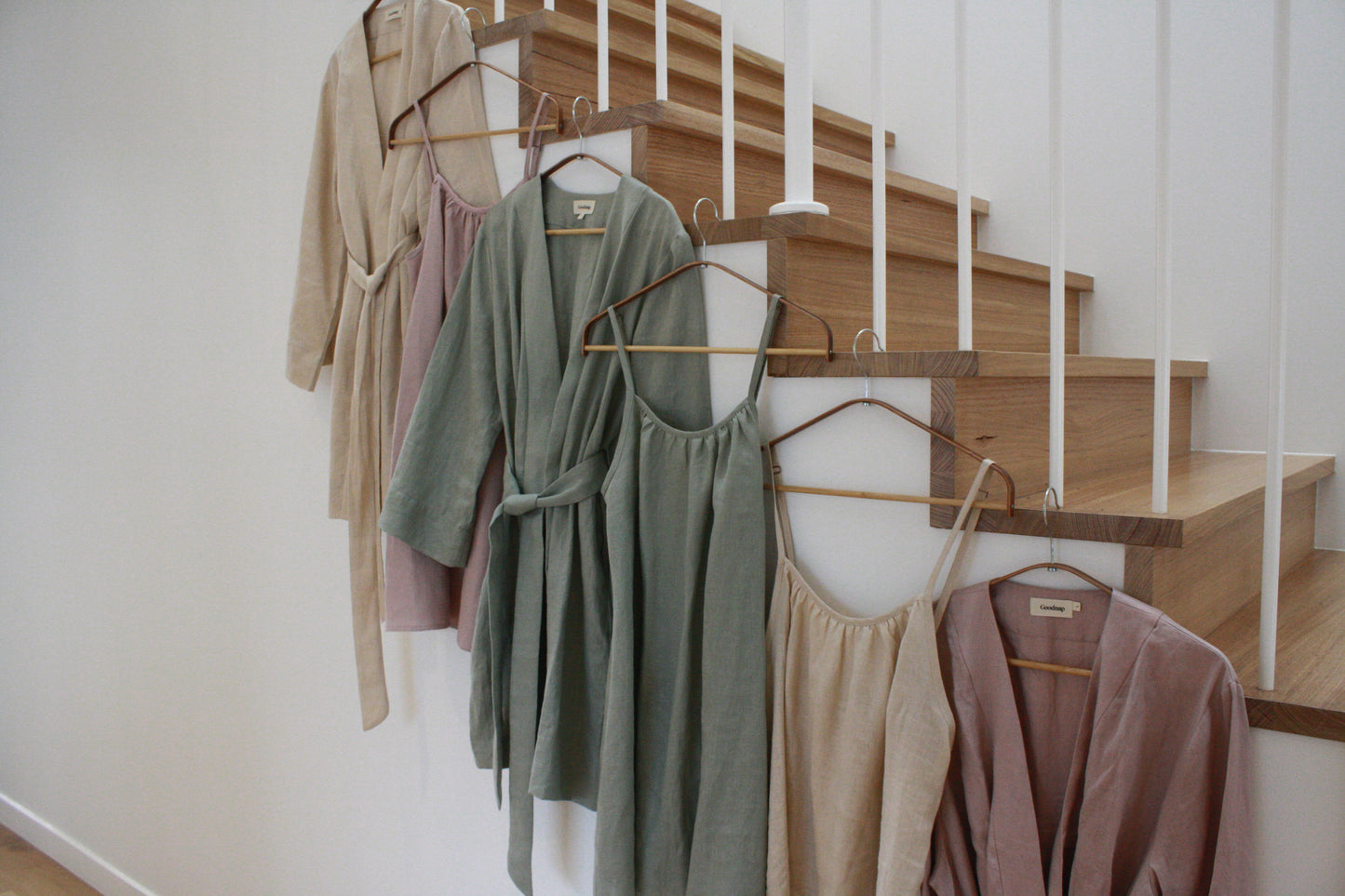 Sunkissed Linen Dress - Organic Linen - Blush Pink