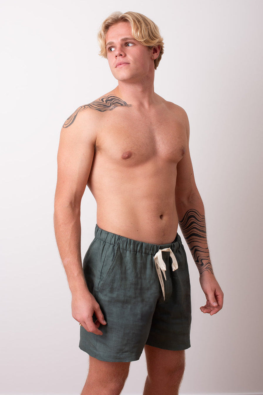 Drift Men's Organic Linen Summer Shorts