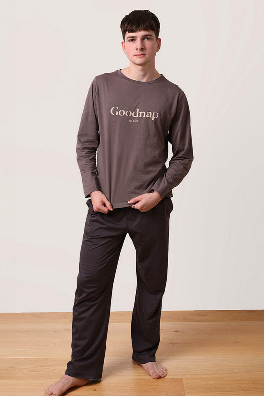 The Journey - Organic Cotton - Classic Pyjama Pant - Espresso