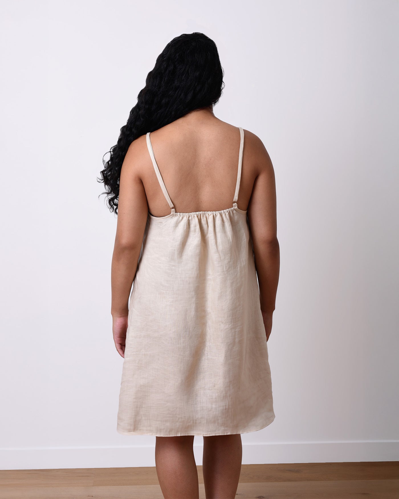 Sunkissed Linen Dress - Sand