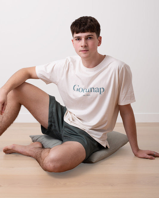 Classic Logo Sleep Tee - Cloud
