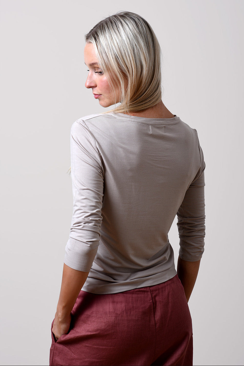 Flow Modal Top- Balanced Beige