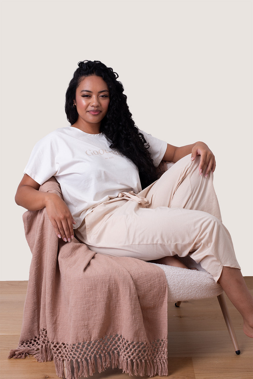 Freedom Cotton Pants - Cream