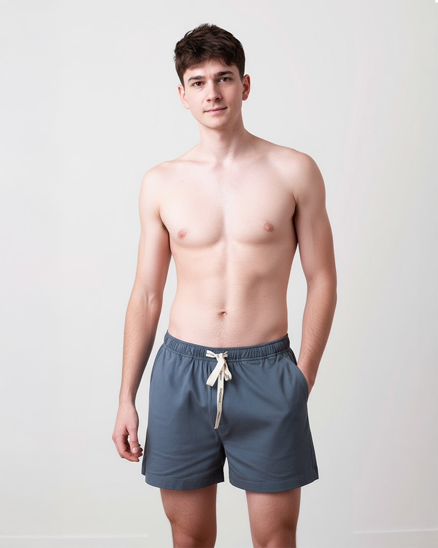 Men's Cotton Jersey Shorts - Ocean