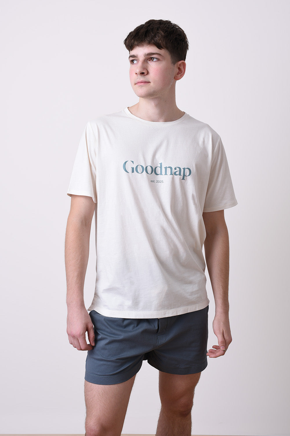Classic Logo Sleep Tee - Cloud