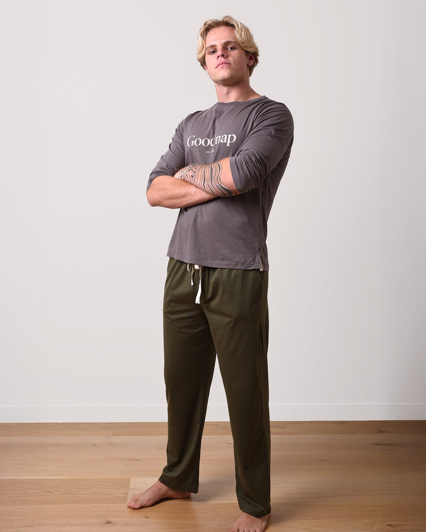 Classic Pyjama Pant - Olive
