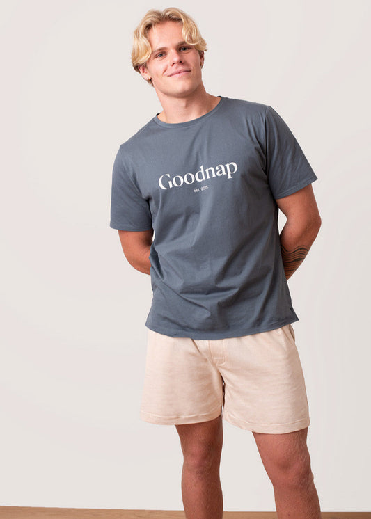 Men's Classic Cotton Sleep Tee - Ocean