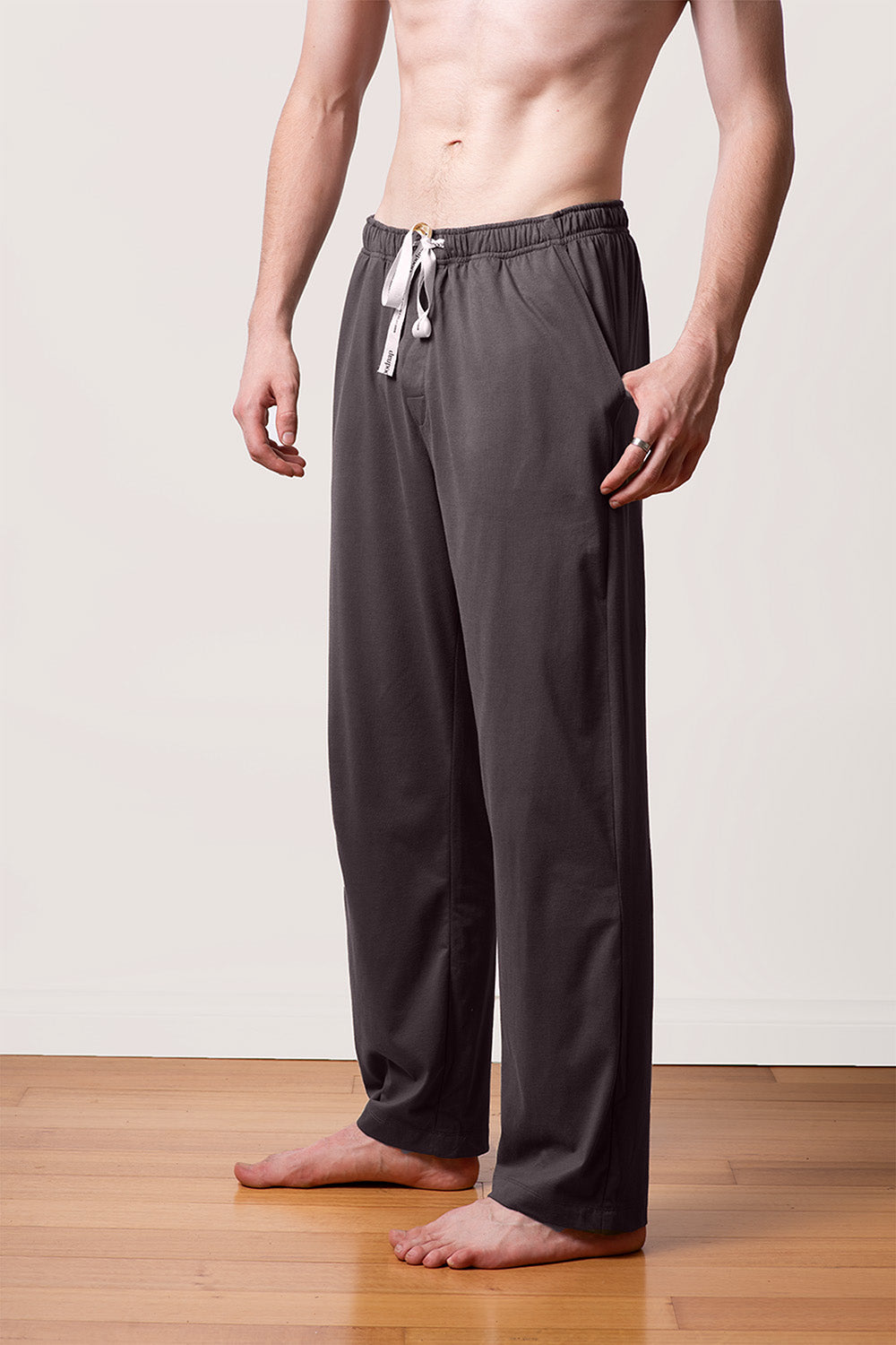 Men's Long Pyjama Pant - Espresso