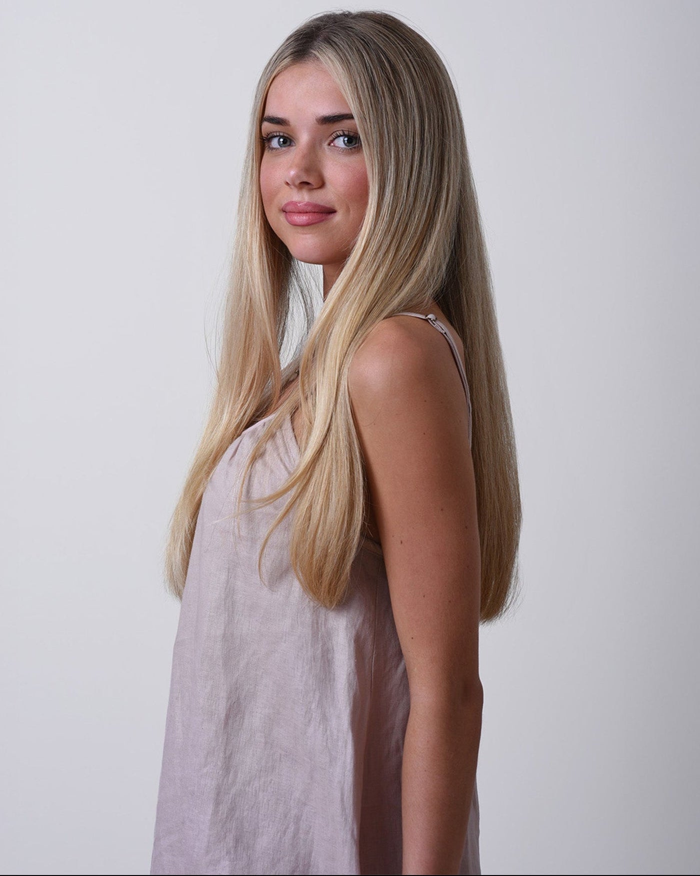 Sunkissed Linen Dress - Blush Pink